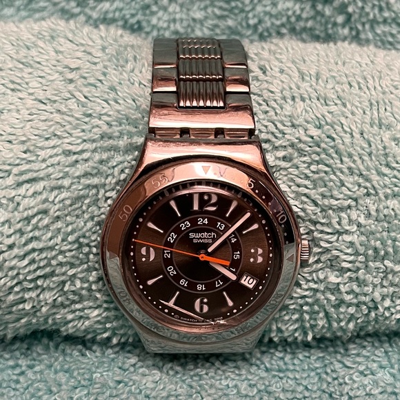 SWATCH Original Irony Model SR626SW Stainless Steel Unisex Sports